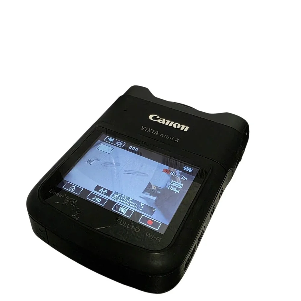 Canon Vixia Mini X Full HD Wi-Fi Camcorder 64GB SD Card‎ Charger